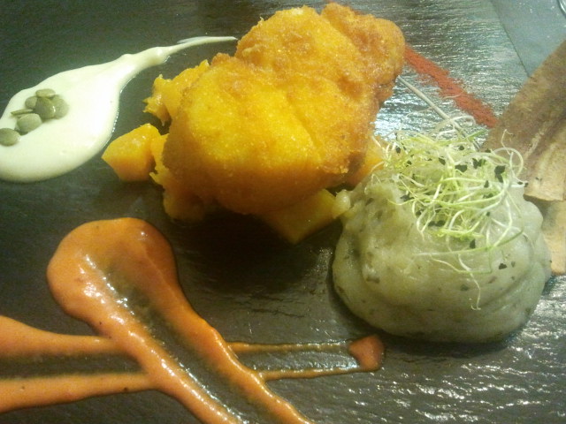 Restaurante Malkebien Malkebien bacalao crujiente